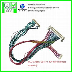 ROUND CABLE,  LVDS CABLE, JAE FI-X30HL ,UL1571 30# 