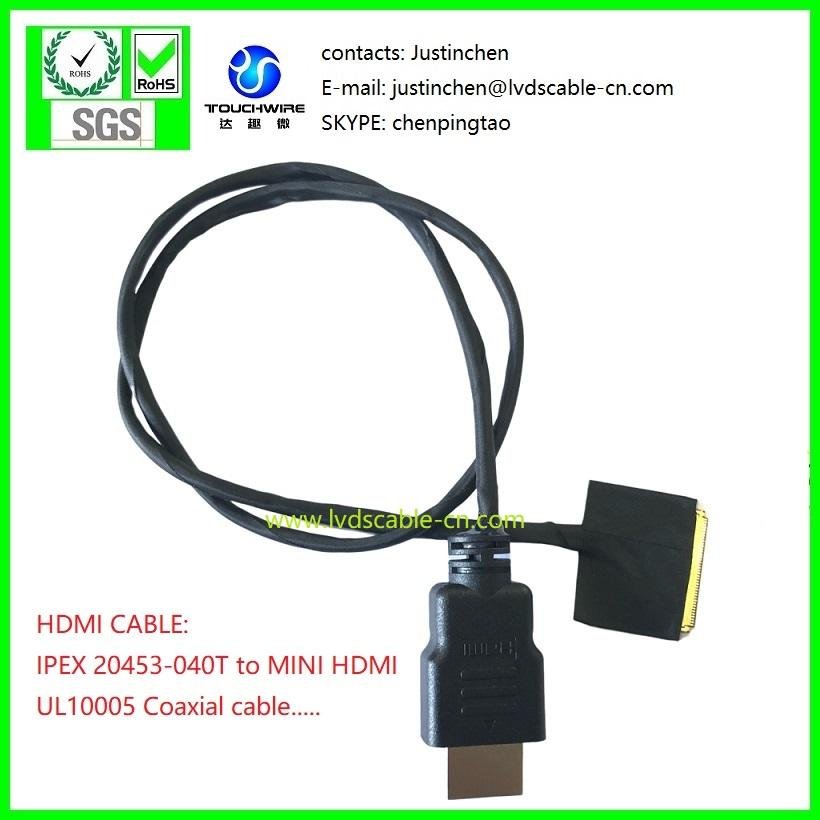 LVDS CABLE,IPEX 20453-030T and MINI HDMI coaxial cable.....