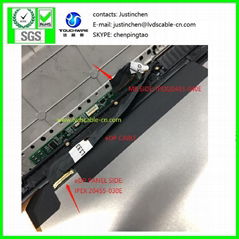 LVDS CABLE,SGC CABLE,IPEX 20453-030T to IPEX 20453-040T同轴线