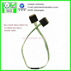 High-Definition ,KEL USL20-30SS-050.0-CO, SGC CABLE, UL10005 42# Coaxial cable