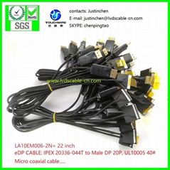 LA10EM006-2N eDP CABLE ,IPEX 20336-044T