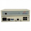 E1 to 4*10/100BaseT Ethernet converter with Local management
