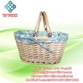 3PCS/Set Home Willow Furniture Willow Basket for Flower/Food/Bear Basket 4