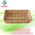 Wicker Willow Shallow Tray for Fruit and Bread