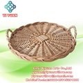 Wicker Willow Shallow Tray for Fruit and Bread 3