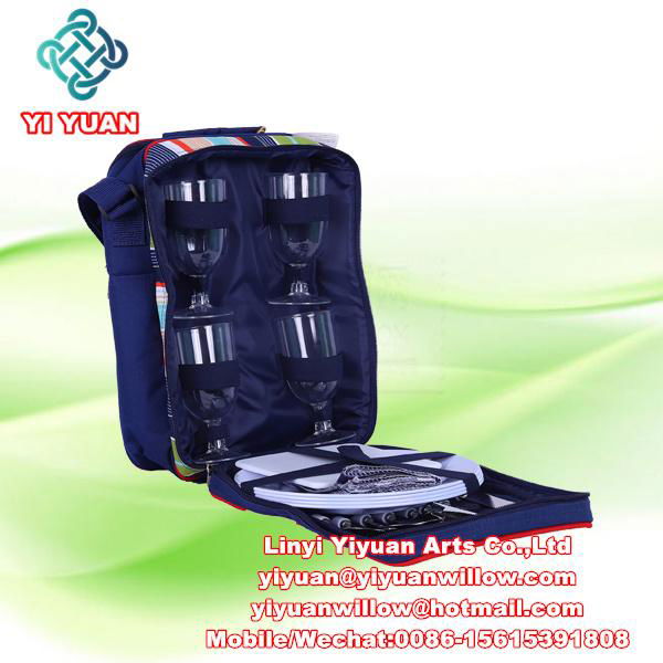  Polyester Picnic Backpack with Tableware