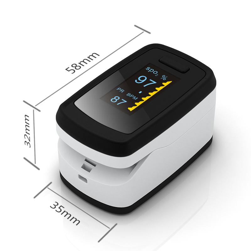 OEM OLED Medical Finger Pulse Oximeter Fingertip Patient Monitor with CE FDA  3