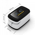 OEM OLED Medical Finger Pulse Oximeter Fingertip Patient Monitor with CE FDA  3