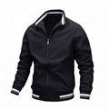 Jacket men's spring and autumn sports solid color jacket 2