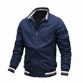 Jacket men's spring and autumn sports solid color jacket 5