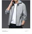 Men's fashion jacket tide brand Korean Hooded Jacket 4