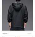 Men's fashion jacket tide brand Korean Hooded Jacket 5