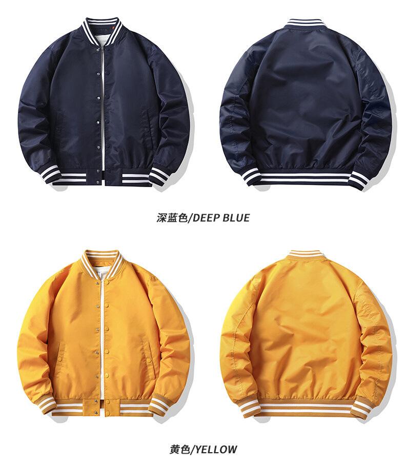 立领棒球服外套男士春秋季新款潮牌上衣