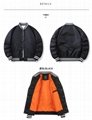 Stand collar Baseball Jacket men's spring and autumn new fashion brand jacket 3
