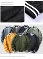 Stand collar Baseball Jacket men's spring and autumn new fashion brand jacket 5
