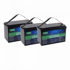 LiFePO4 RV Campervan battery pack lithium ion battery 12V100AH