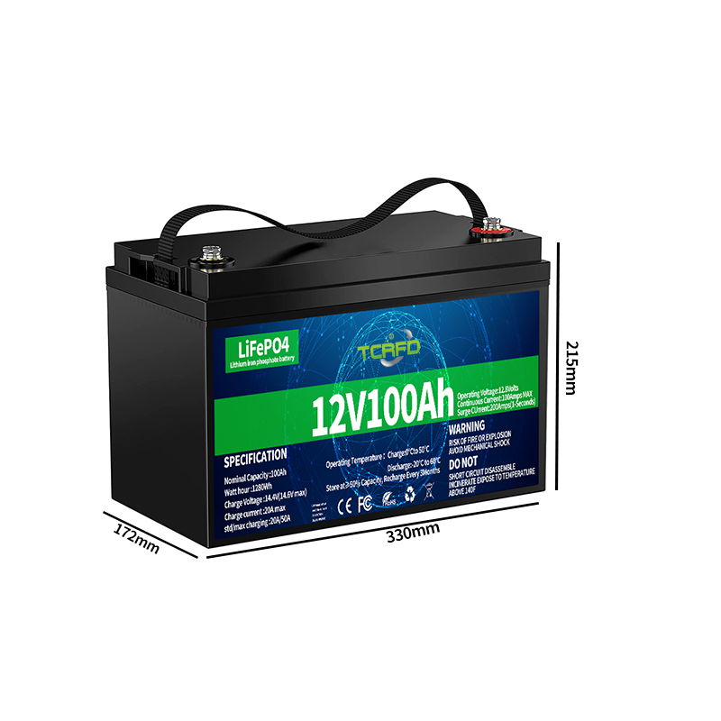 LiFePO4 RV Campervan battery pack lithium ion battery 12V100AH 2