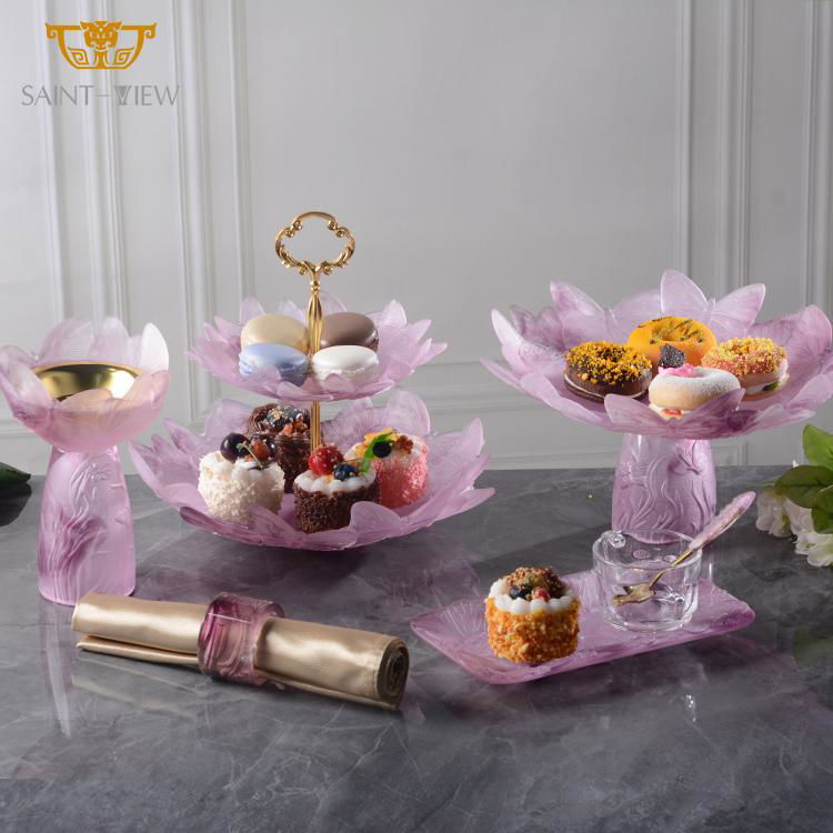 SAINT-VIEW Crystal Vase Manufactures Ramadan Mubkhar Backoor Gift Set Coffee