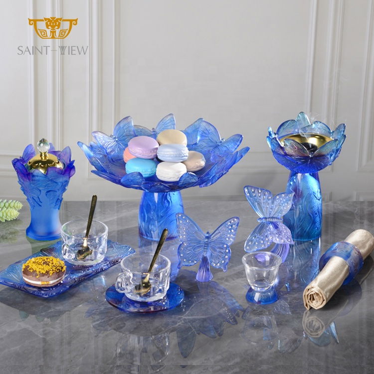 SAINT-VIEW Crystal Vase Manufactures Ramadan Mubkhar Backoor Gift Set Coffee 3