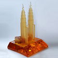 Direct Factory Casting Crystal Scale Miniature Buildings Model 3D Tower 