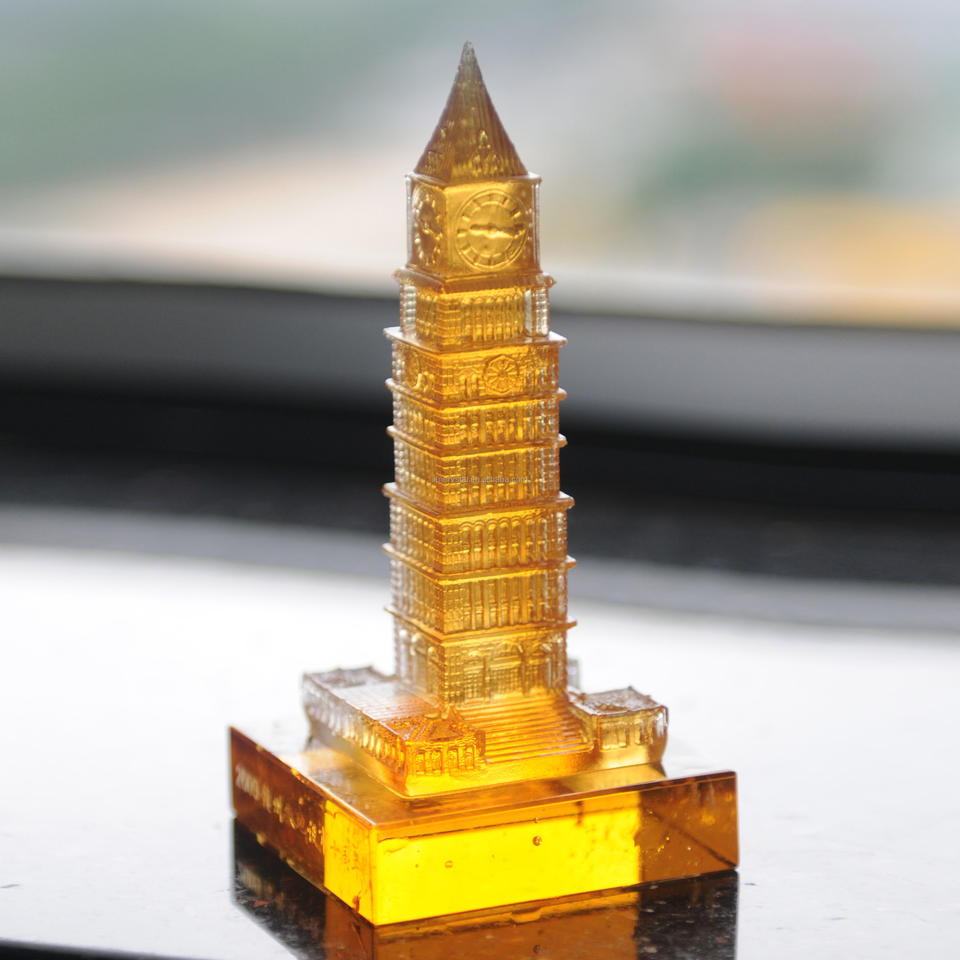 Direct Factory Casting Crystal Scale Miniature Buildings Model 3D Tower  4