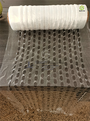 打孔缠绕膜让产品可以呼吸透气的塑料薄膜固永工业膜