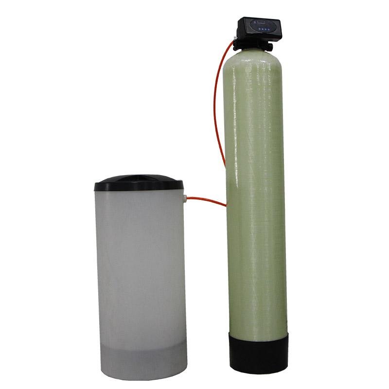 Small domestic electronic water softener