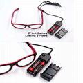 Party Supplier USB Rechargeable Wireless Light Up Led Lighting EL Wire Glasses 5