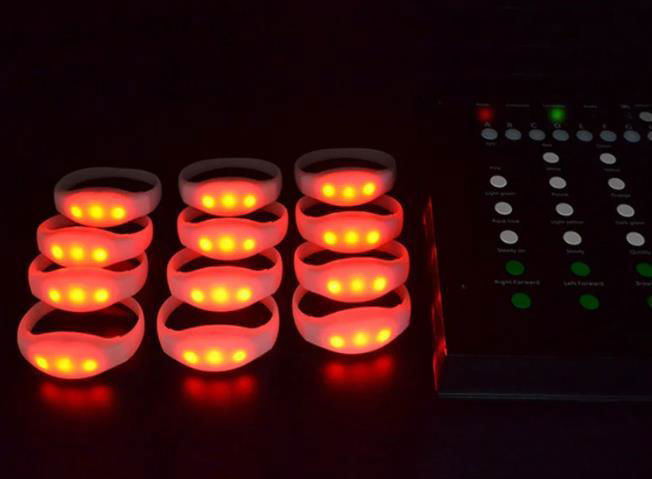 New Product Custom Remote Controlled Led Silicone Bracelet 2