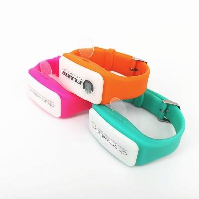Watch Style Design Custom Logo Remote Controlled Led Bracelet 4