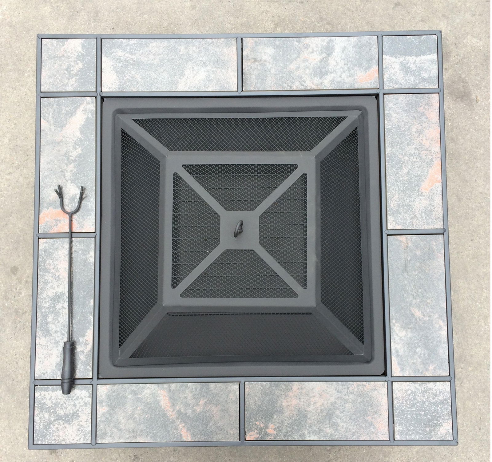 34" Ceramic Tile Firepit SJ-FT028 2