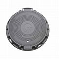  Round Composite Manhole Cover 120 Degree Open40 ton Load 600mm 1