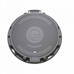  Round Composite Manhole Cover 120 Degree Open40 ton Load 600mm