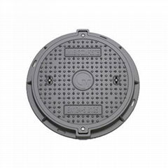 Circular Anti Slip Manhole Cover Screw Down Fixing 450mm