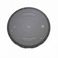 Gas Station Manhole Covers 40 Ton Load 908 mm Anti Slip