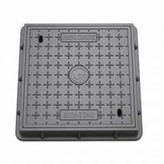 Square Lightweight Manhole Covers 40 ton Load 550x550 mm