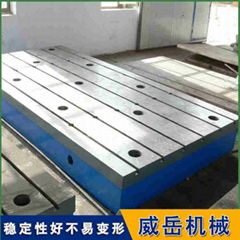 广东T型槽平台人工刮研工艺流程全铸铁焊接平台强度大