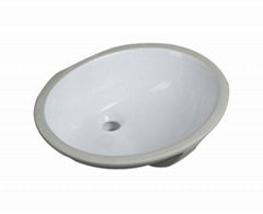 17“x14" Undermount Oval Sink