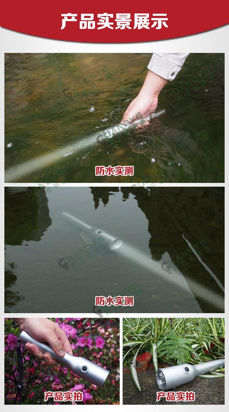 一款全银色的SW2106防爆手电筒 5