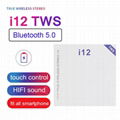 12 TWS Wireless Headsets Bluetooth V5.0 