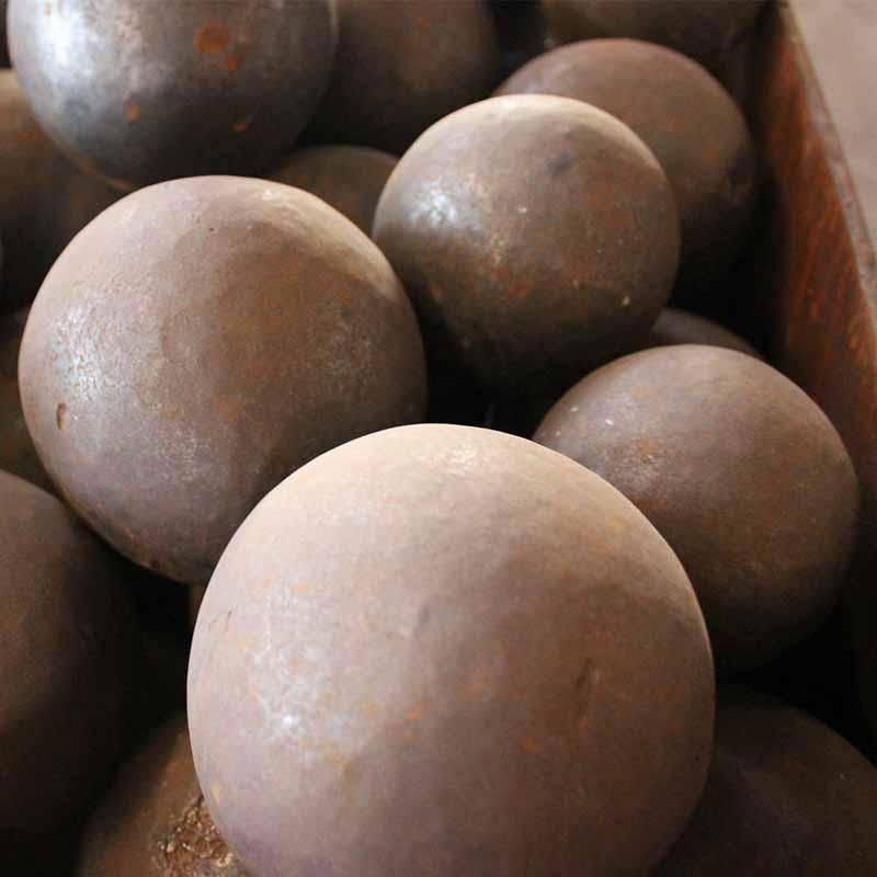 Low Grinding Consumption Forged Grinding Steel Ball for Mining 2