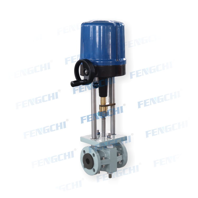 Electric Actuated Pinch Valve with Electronic Positioner 2