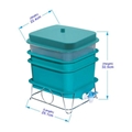 4Gardens Supplies Worm Factory 15L for Home & Garden 2