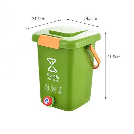 10 Plastic Waste Bin Indoor Compost Bin 2