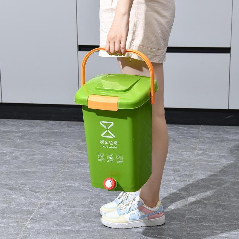 10 Plastic Waste Bin Indoor Compost Bin 3
