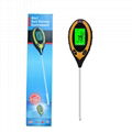 LCD display 4-in-1 Soil Tester - Soil PH Moisture Test Kit, soil Temperature Lig 4