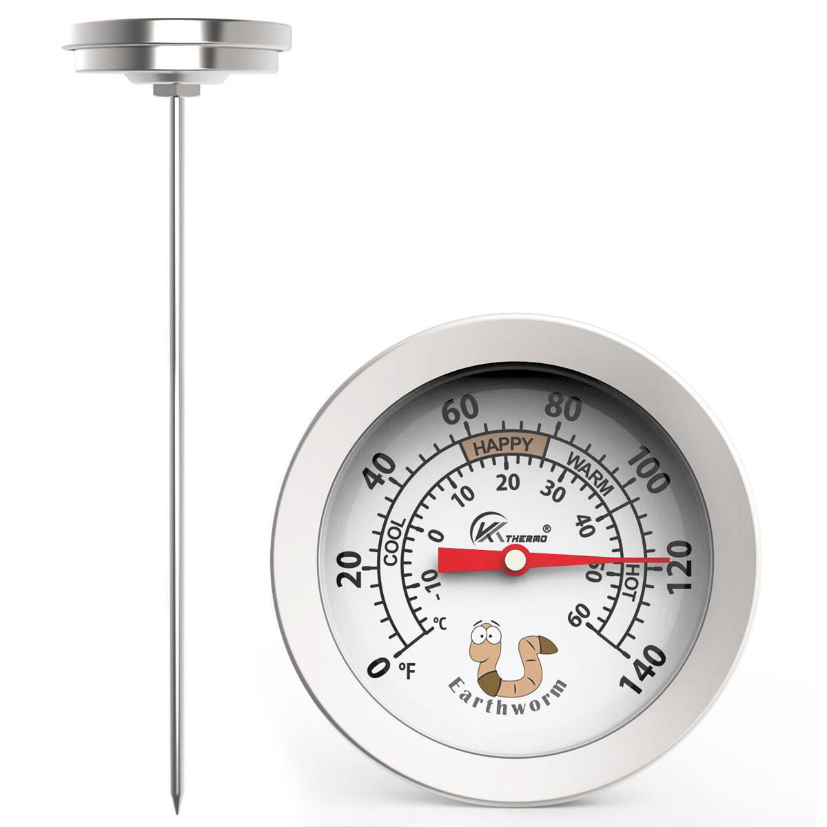 No Battery Compost Soil Thermometer for gardening and