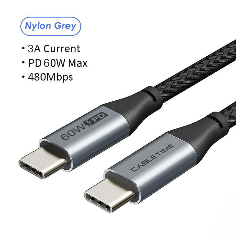 Alumium USB-C to USB-C PD cable