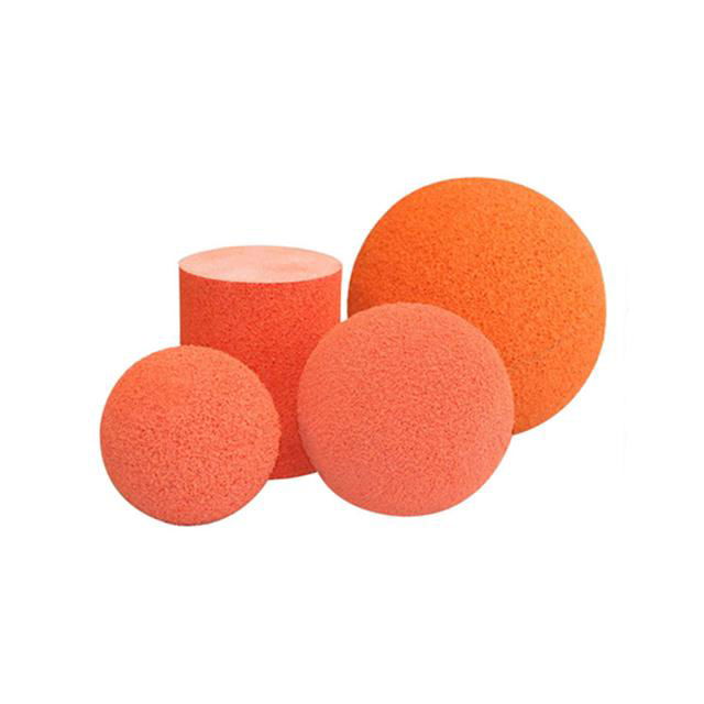 Concrete Pump Pipe line cleaning sponge balls and columns