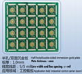 Half-hole/double-sided immersion gold plate 1